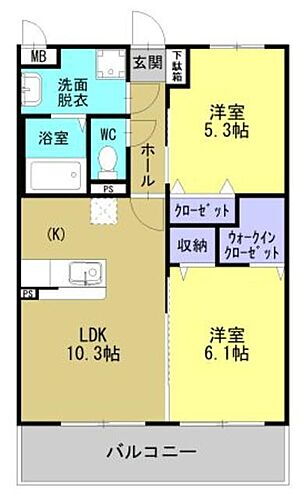 鹿児島県霧島市国分山下町 国分駅 2LDK マンション 賃貸物件詳細
