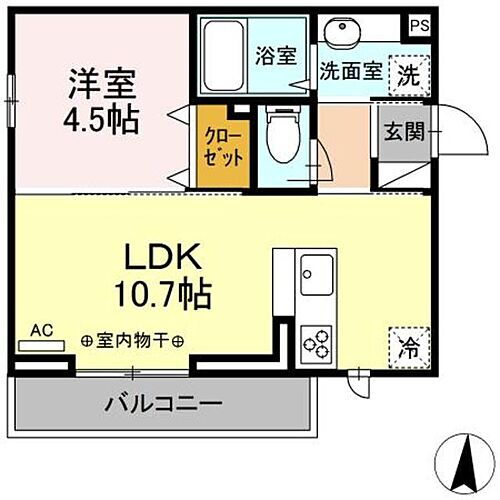 神奈川県大和市中央林間4丁目 中央林間駅 1LDK アパート 賃貸物件詳細