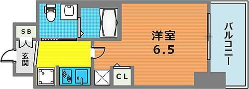 エステムコート三宮ＥＡＳＴＩＩＩラヴィッサ 8階 1K 賃貸物件詳細