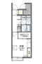 レオパレスプレジール町田 間取図