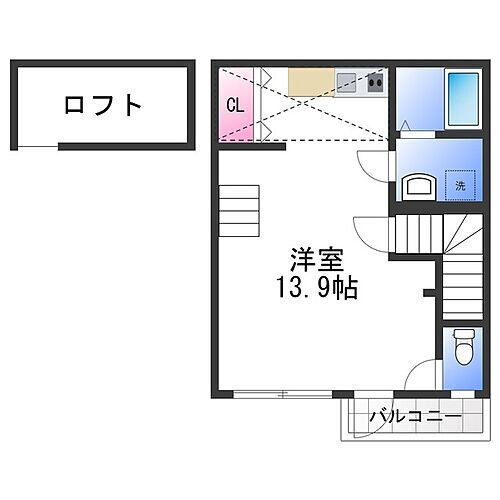 大阪府松原市河合1丁目 萩原天神駅 ワンルーム アパート 賃貸物件詳細