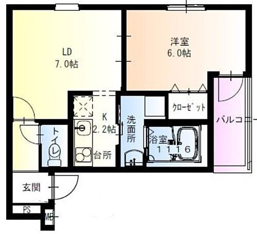 兵庫県西宮市中島町 甲子園口駅 1LDK アパート 賃貸物件詳細