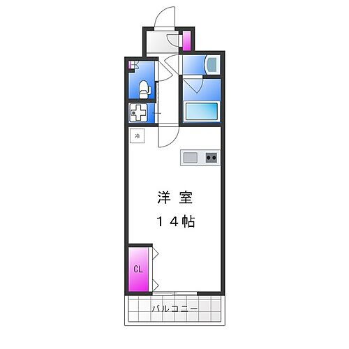 ヴェルテックス 2階 ワンルーム 賃貸物件詳細