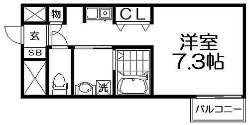 大阪府枚方市中宮西之町 宮之阪駅 ワンルーム アパート 賃貸物件詳細
