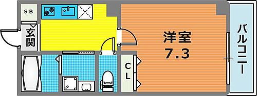 兵庫県神戸市中央区割塚通2丁目3-3 灘駅 1K マンション 賃貸物件詳細