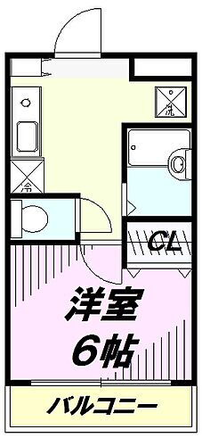 ＡＤレジデンス小手指 2階 1K 賃貸物件詳細