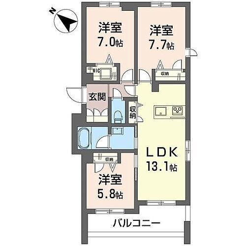 ｍａｉｓｏｎ　ｄｅ　和 1階 3LDK 賃貸物件詳細