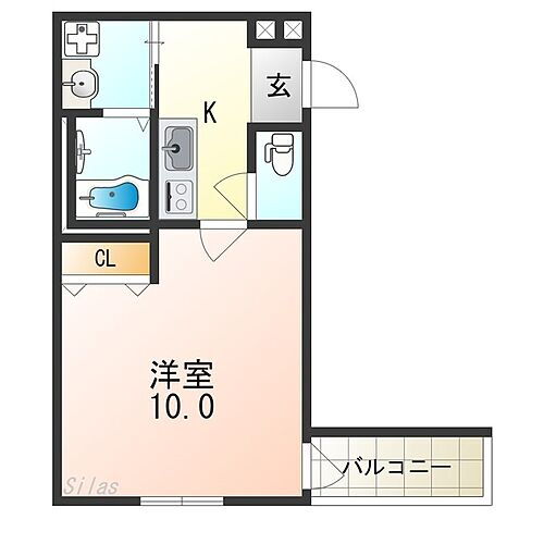 大阪府門真市浜町 古川橋駅 1K アパート 賃貸物件詳細