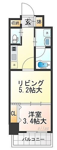 兵庫県西宮市芦原町 西宮北口駅 1DK マンション 賃貸物件詳細