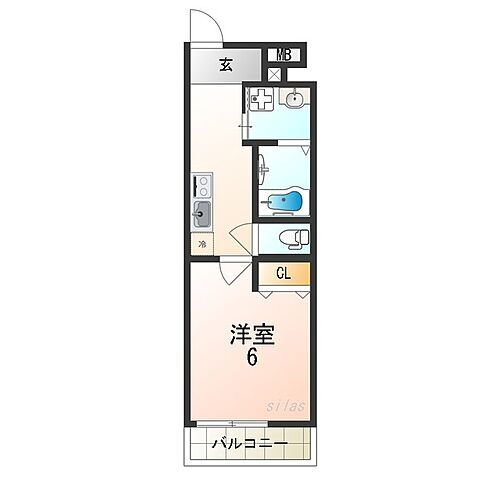 兵庫県尼崎市立花町4丁目 立花駅 1K アパート 賃貸物件詳細