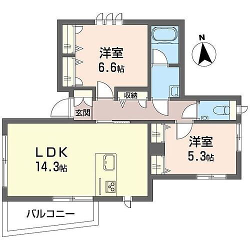 神奈川県横浜市保土ケ谷区岩井町451-2 保土ケ谷駅 2LDK アパート 賃貸物件詳細