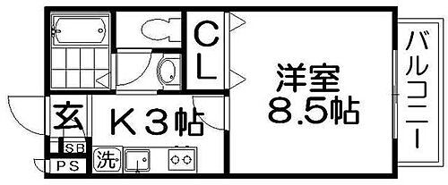 大阪府寝屋川市香里南之町 香里園駅 1K マンション 賃貸物件詳細