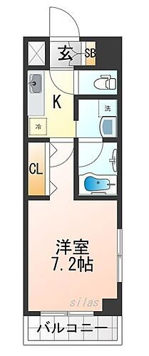 兵庫県西宮市今津久寿川町 久寿川駅 ワンルーム マンション 賃貸物件詳細