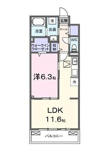 神奈川県高座郡寒川町倉見 倉見駅 1LDK アパート 賃貸物件詳細