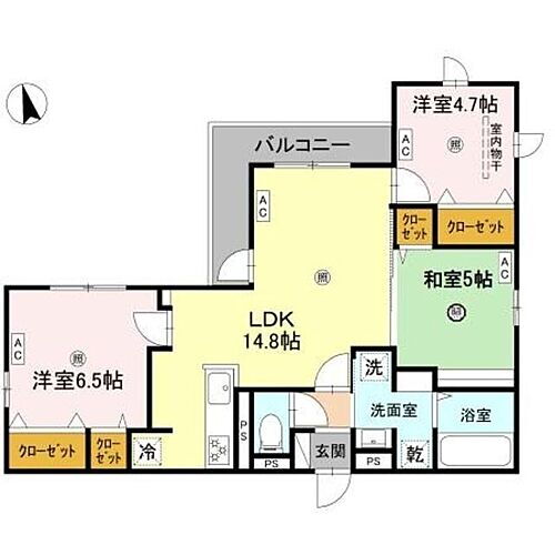 兵庫県西宮市甲子園一番町 甲子園口駅 3LDK アパート 賃貸物件詳細