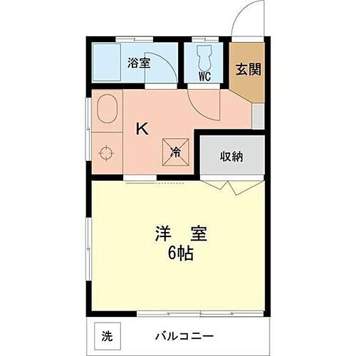 コーポルーセント 2階 1K 賃貸物件詳細