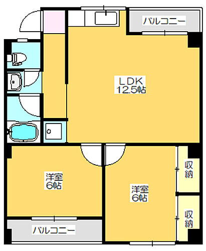 香川県高松市室町 三条駅 2LDK アパート 賃貸物件詳細