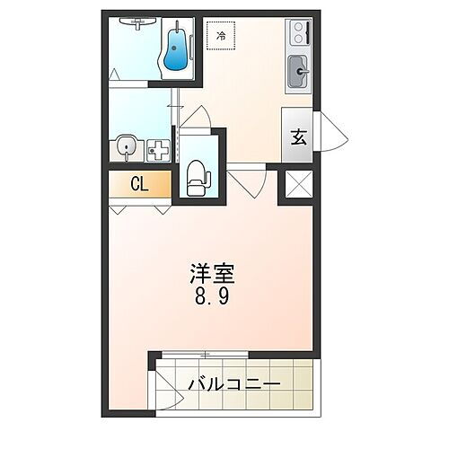 兵庫県尼崎市北竹谷町3丁目 出屋敷駅 1K アパート 賃貸物件詳細