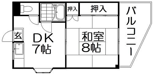 大阪府枚方市磯島茶屋町 御殿山駅 1DK マンション 賃貸物件詳細