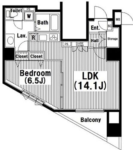 東京都港区南麻布3丁目 白金高輪駅 1LDK マンション 賃貸物件詳細
