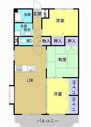 鹿児島県鹿児島市伊敷5丁目 鹿児島中央駅 3LDK マンション 賃貸物件詳細