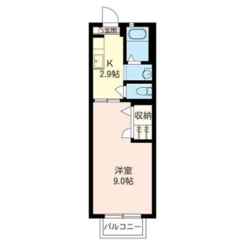 群馬県前橋市南町3丁目67-2 前橋駅 1K アパート 賃貸物件詳細