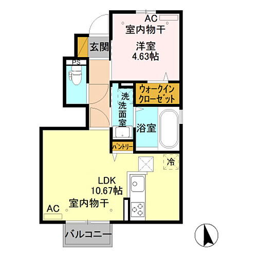 新潟県新潟市江南区元町5丁目1-46 亀田駅 1LDK アパート 賃貸物件詳細