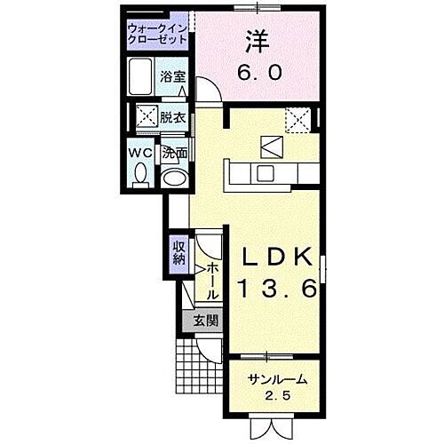 じょいふる 1階 1LDK 賃貸物件詳細