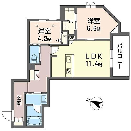 東京都豊島区雑司が谷1丁目31-13 護国寺駅 2LDK マンション 賃貸物件詳細