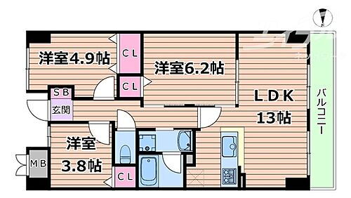 大阪府吹田市江坂町5丁目 緑地公園駅 3LDK マンション 賃貸物件詳細