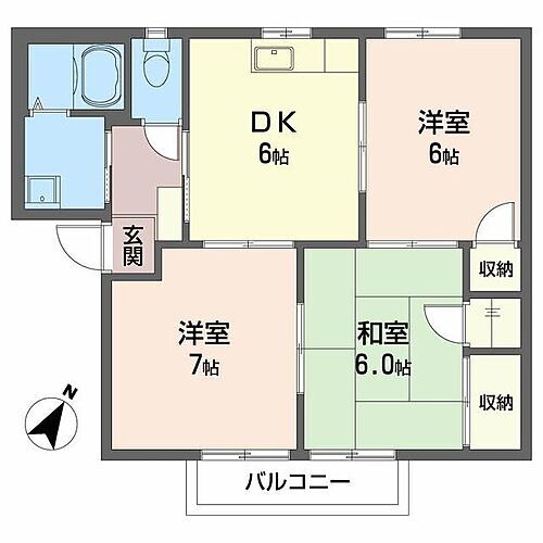 ぼぶ日浅 1階 3DK 賃貸物件詳細