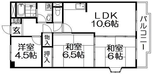 大阪府枚方市東中振2丁目 光善寺駅 3LDK マンション 賃貸物件詳細