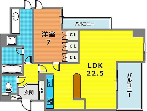 兵庫県神戸市中央区二宮町3丁目12-3 三ノ宮駅 1LDK マンション 賃貸物件詳細