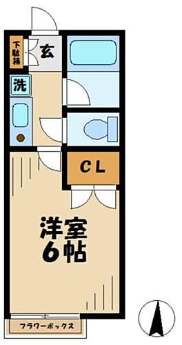 メゾン南大沢 2階 1K 賃貸物件詳細