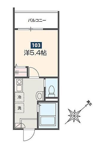 神奈川県川崎市麻生区百合丘3丁目20-5 新百合ヶ丘駅 1K アパート 賃貸物件詳細