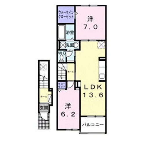 兵庫県伊丹市鴻池2丁目 伊丹駅 2LDK アパート 賃貸物件詳細