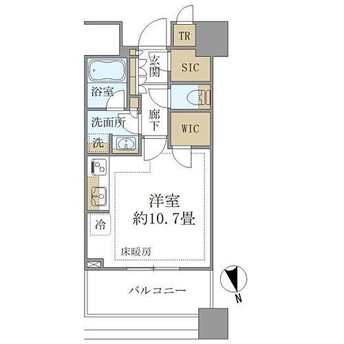 白金ザ・スカイ　ＥＡＳＴ棟 7階 ワンルーム 賃貸物件詳細