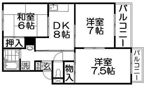 大阪府寝屋川市東神田町 萱島駅 3DK マンション 賃貸物件詳細