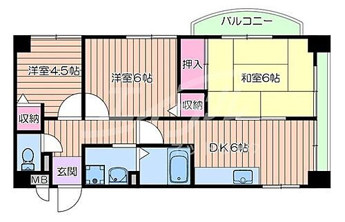 大阪府大阪市旭区新森4丁目 新森古市駅 3DK マンション 賃貸物件詳細
