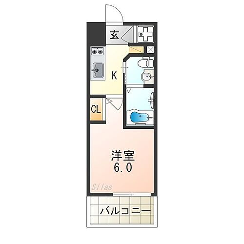 大阪府大阪市東成区中道3丁目 玉造駅 1K マンション 賃貸物件詳細