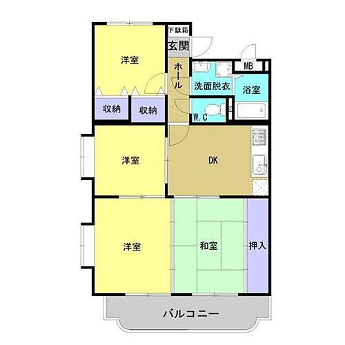 ユーミーＳＡＫＡＥ 2階 4DK 賃貸物件詳細