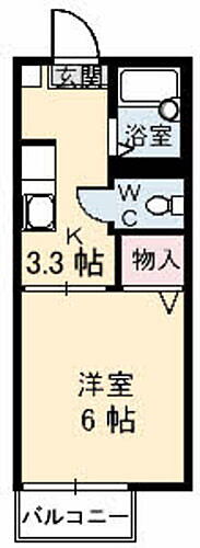 山口県宇部市南小串2丁目7-23 宇部新川駅 1K アパート 賃貸物件詳細