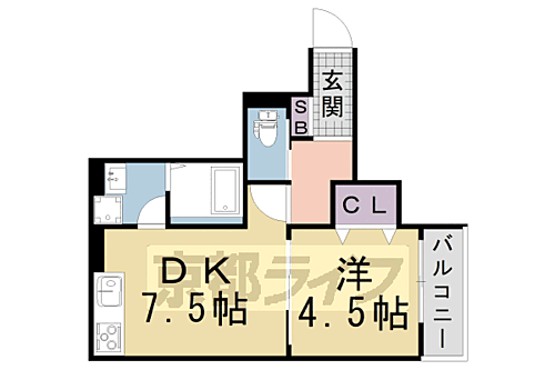 Ｒｅｃｕｅｒｄｅ桃山 2階 1DK 賃貸物件詳細