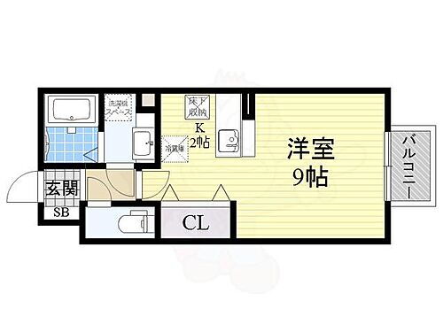 大阪府高槻市城西町5番16号 高槻駅 ワンルーム アパート 賃貸物件詳細