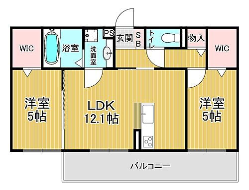 滋賀県大津市唐崎4丁目 唐崎駅 2LDK アパート 賃貸物件詳細