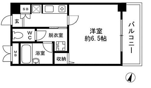 佐竹マンション 4階 1K 賃貸物件詳細