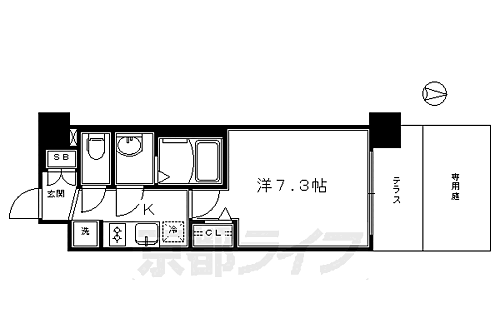 京都府京都市南区東九条西河辺町 十条駅 1K マンション 賃貸物件詳細