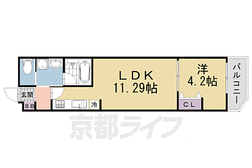 京都府京都市伏見区両替町1丁目 桃山御陵前駅 1LDK アパート 賃貸物件詳細