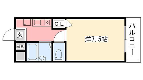兵庫県西宮市下大市東町28-7 門戸厄神駅 1K マンション 賃貸物件詳細