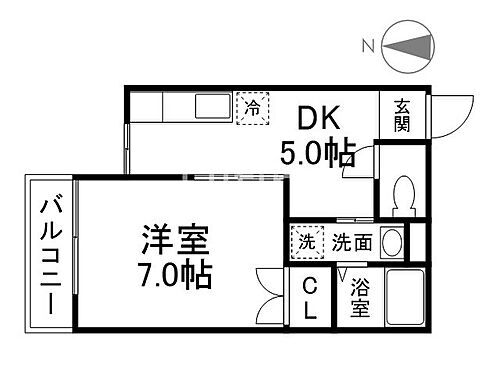 京都府京都市中京区壬生賀陽御所町 大宮駅 1DK アパート 賃貸物件詳細